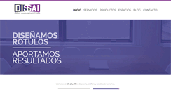 Desktop Screenshot of dissai-rotulacio.com